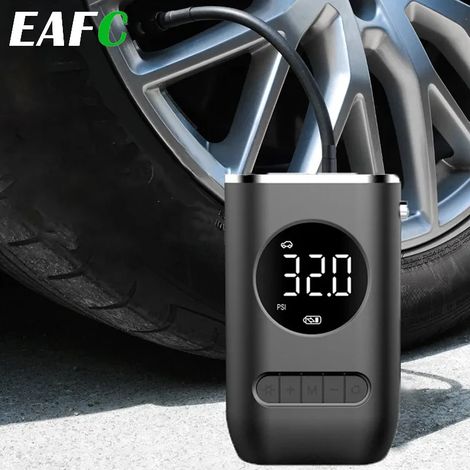 Compresseur d'air portable pour pneus, pour gonfler les pneus de vélo, de voiture ou de moto.-AquaForge
