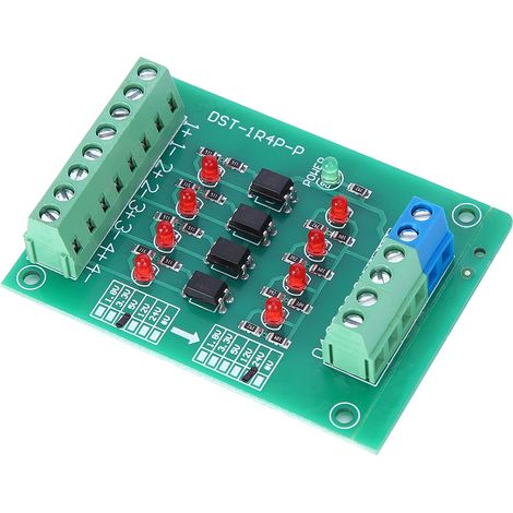 4-Kanal-Optokoppler-Isolationsmodul SPS-Signal-Spannungswandlerplatine DST1R8PN (1/5)