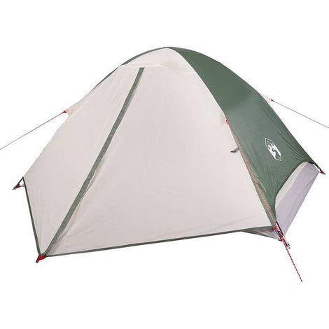 tente de camping double dôme verte imperméable