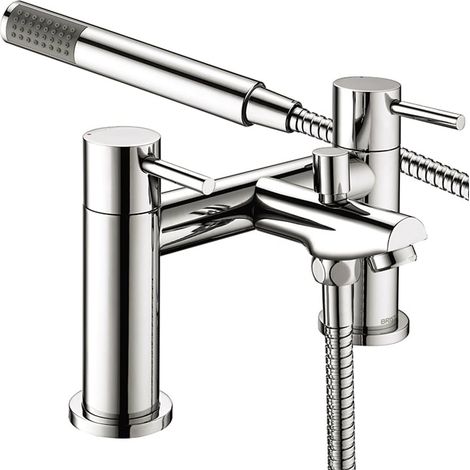 Bristan Blitz Bath Shower Mixer Tap Pillar Mounted - Chrome