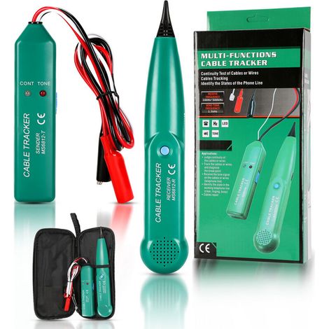 [MAI UTILIZZATO]Strumento di localizzazione cavi di rete Ethernet - Verde (1/4)