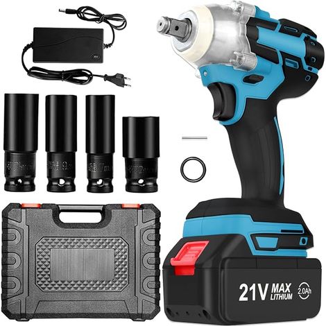 Electric Impact Wrench, 236.02 ft·lbs Brushless Cordless Impact (1/5)
