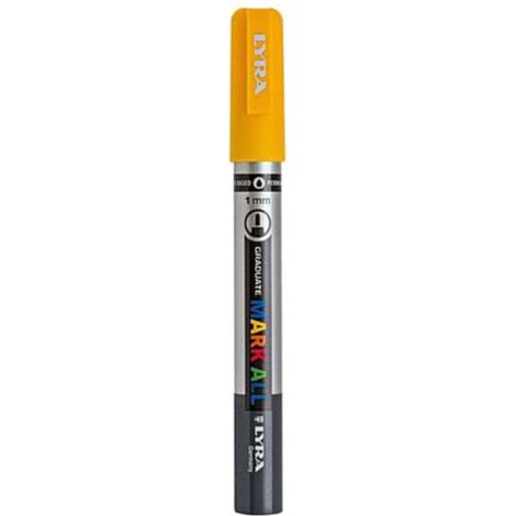 Lyra Mark All Punta Fine 1Mm. Giallo X6