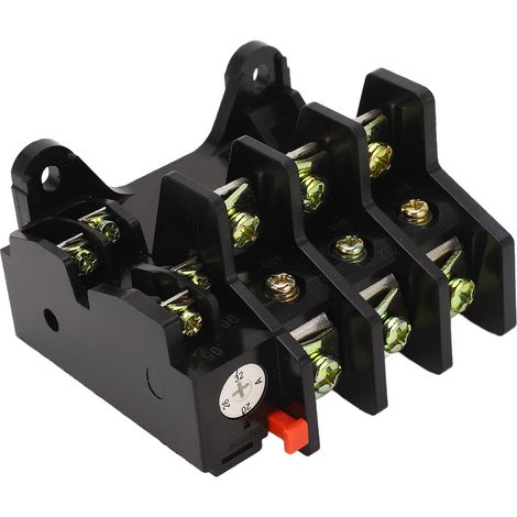 Relais thermique de surcharge 20-32A AC400V, protection contre perte de phase, compensation thermique, protecteur moteur électrique (1/5)