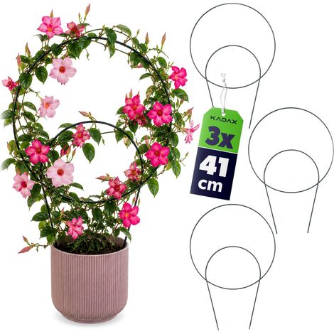 Filiyano – Support pour plantes et fleurs KADAX, échelle métallique, lot de 3 (1/5)