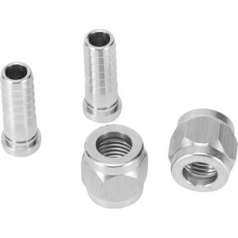 Lot de 2 connecteurs à embout cannelé en acier inoxydable de 8 mm (1/4 po et 5/16 po) pour raccords à bille et à goupille de verrouillage pour brassage amateur (1/5)