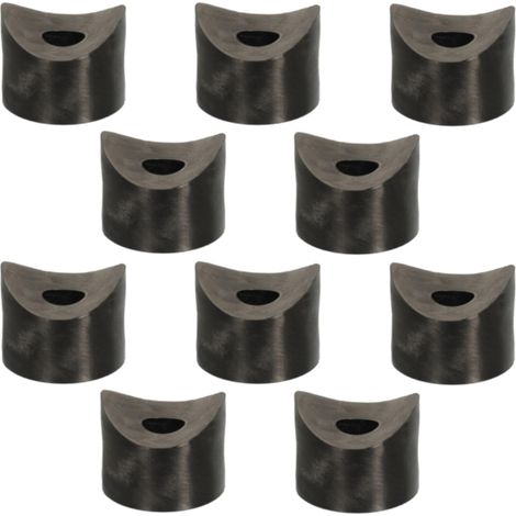 10x entretoise plastique rondelle fixation M8 tube diamètre 25mm cale chaise mobilier outillage, 16mm (1/2)