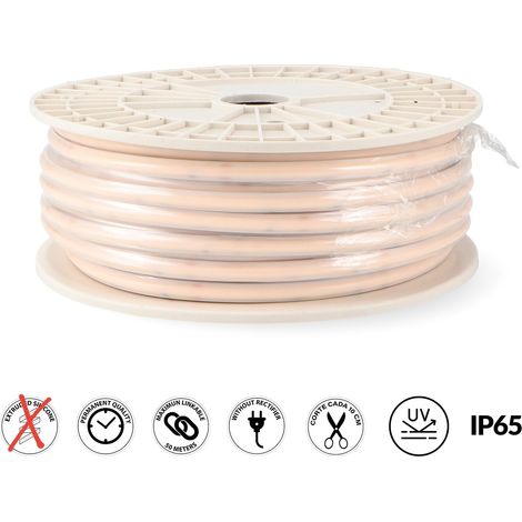 IluminaShop - Tira de LED 500W 220VAC Cobpoint 10W/m IP65 (50 Metros) Blanco Neutro 4000K (1/2)