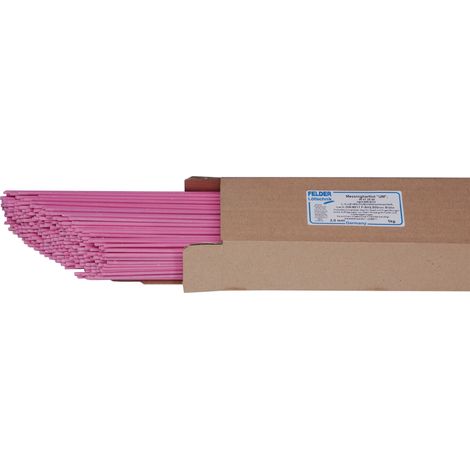 Lotto da 5 saldature in ottone duro UM 3x500mm L-Cu Zn 40 con flussante rivestito