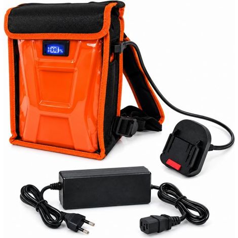 Batteria Zaino Spalla 128VF 10000mAh al Litio con Display LCD Digitale (1/5)