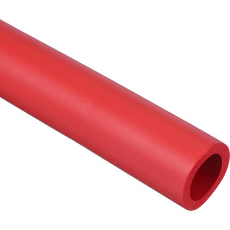 Tuyau En Mousse D'Isolation Pour Tuyau, 1"ID x 3.28Ft Couverture En Mousse Pour Tuyau Tuyau En Mousse Pour Poignée Support Pour Unité AC Machine D'Exercice Barre De Toit, Rouge (1/5)