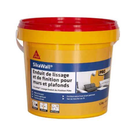 SIKA SikaWall pasta de alisado y acabado de yeso - 1.5kg
