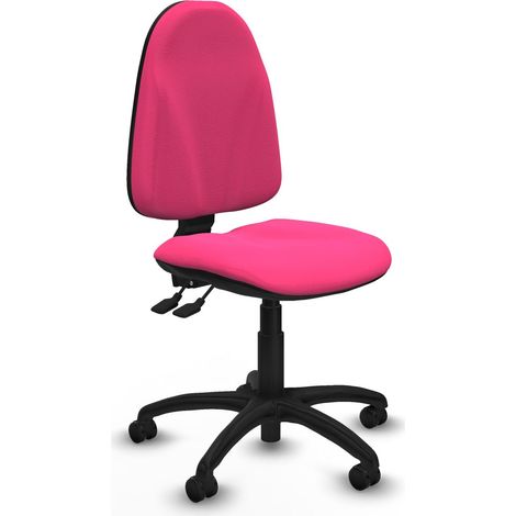 Piqueras y Crespo Chaise de bureau rose réglable