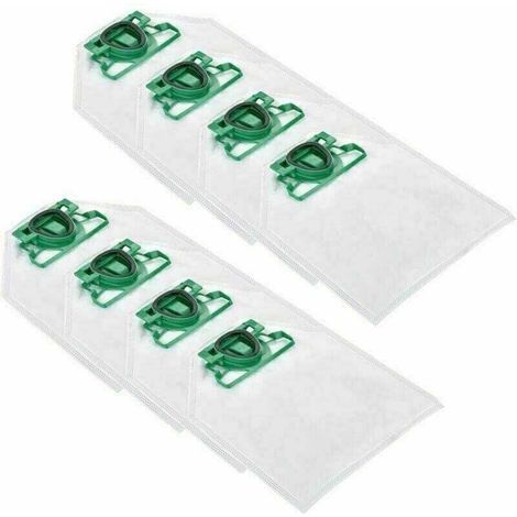 Sacs aspirateur Vorwerk Kobold 200/VK200 8pcs - Micro-polaire pour allergiques - Anti-poussière haute filtration - Nettoyage domestique - Propriétaires de Vorwerk (1/4)