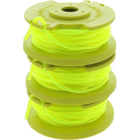 Applicable to Ryobi One PLUS + AC80RL3 OEM .080 Inch Twisted Line and Spool Replacement for Ryobi 18v, 24v and 40v Cordless Trimmers (3-Pack) (1/5)