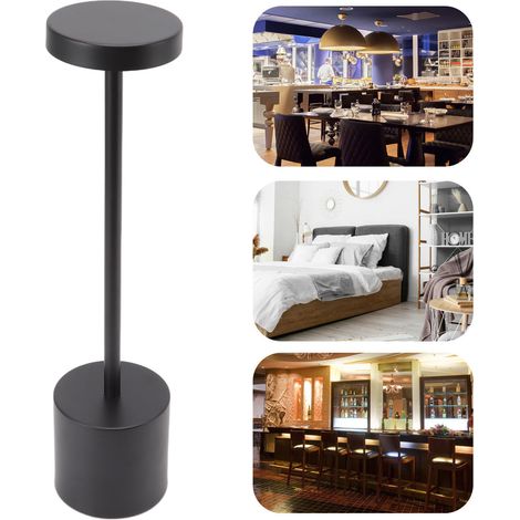 LED-Touch-Tischleuchte, 3-farbig verstellbare dekorative Schreibtischlampe für den Innenbereich, kreatives und personalisiertes Nachtlicht, Bürodekoration im nordischen Stil für Hotels und Restaurants (1/5)