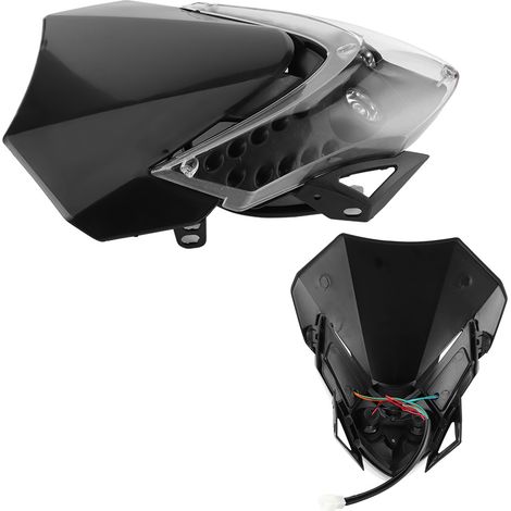 Phare LED et feu de carénage sport personnalisé 12V DC universel pour moto et motocross (1/5)