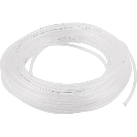Tuyau de compresseur d'air pneumatique en TPU transparent 4 mm x 2,5 mm 9,8 m (1/3)