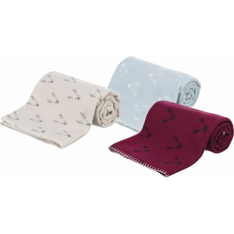 20 Xmas Fleecedecken Natalya 100 70 cm 150 100 cm sort