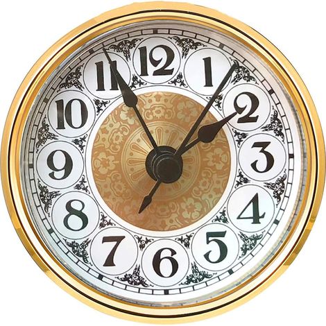 Insert de remplacement pour horloge miniature, kit d'horloge miniature, insert pour mini-horloge, fournitures pour la maison (1/4)