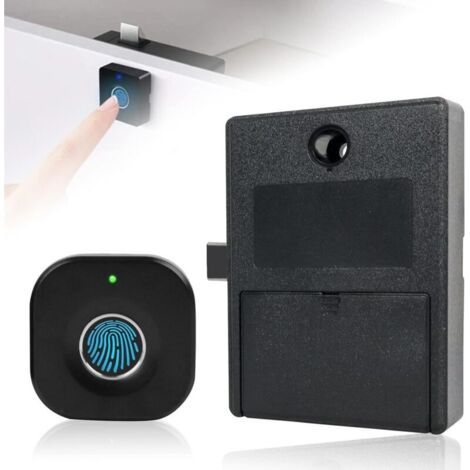 Serrure à Empreintes Digitales pour Meubles Serrure Intelligente USB Rechargeable, Sans Clé, Pour Armoire et Meubles à Sécur (1/4)