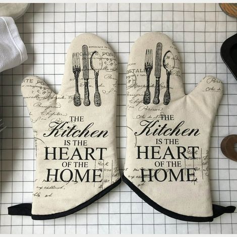 Manique de four en coton antidérapante, lot de 2 + dessous de plat isolants, résistant à la chaleur pour cuisson et barbecue (1/5)