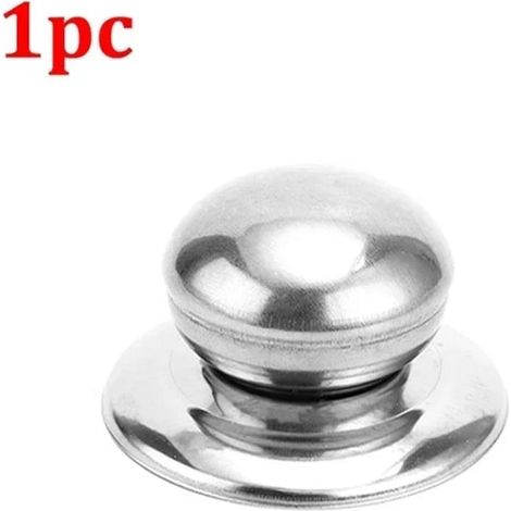Couvercle Poêle Accessoire - Bouton Poignée Couvercle Universel En Acier Inoxydable - Pour Trou De Couvercle 6 À 10 Mm - 1 Pièce (1/5)