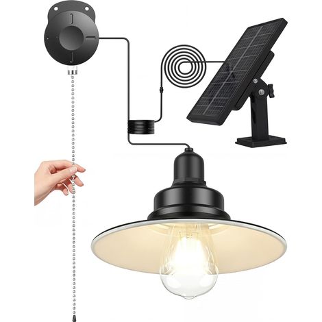 Lampe Solaire Interieur Extérieur Avec Interrupteur à Tirette (1/5)