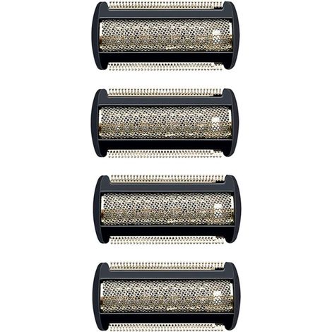 4 testine di ricambio per rasoio/rifinitore per il corpo compatibili con i modelli delle serie BG, TT, Shp e Ys (1/4)