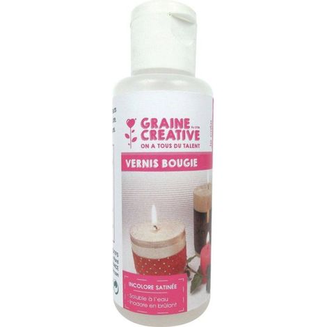 Graine Créative - Vernis pour bougies effet satiné 50ml