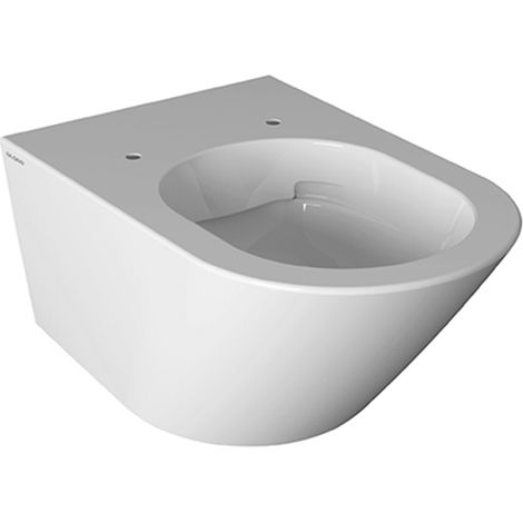 Vaso sospeso senza brida in ceramica 57x36 cm Globo Forty3 FOS05BI Bianco - Ceramica - Standard (1/5)