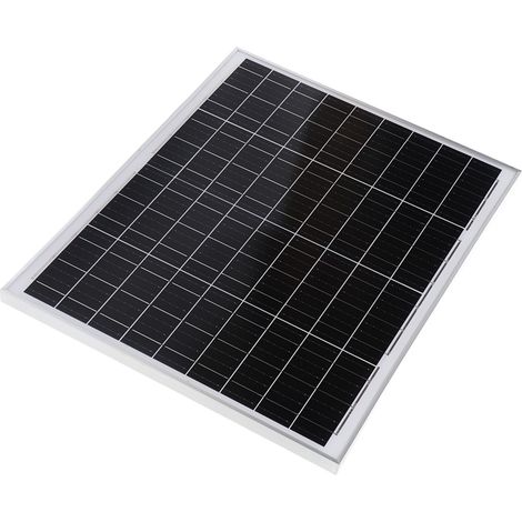 Tragbares 18-V-Monokristallin-Solarpanel (60 W) mit Montagelöchern, Photovoltaik-Set für Camping und Outdoor-Aktivitäten (1/5)