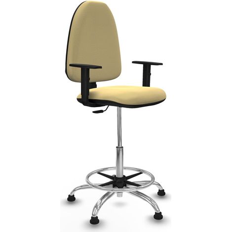 Sedia da Ufficio Piqueras y Crespo B1D05RT Crema Alta (1/5)