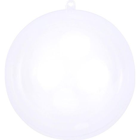 Moules à bombes de bain en acrylique transparent de 6 cm, coquilles à mouler, boules à remplir, décorations de sapin de Noël, moules à bombes de bain à faire soi-même-6cm