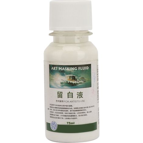 Liquide de masquage pour artistes, médium pour peinture aquarelle, liquide couvrant pour pigments (75 ml) (1/5)