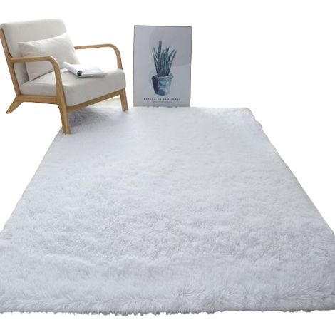Tapis Microfibre - 60 x 120 cm - Doux Épais Non Glissant - Pour Chambre À Coucher Salon Chambre D Enfant - 1 Pièce (1/5)