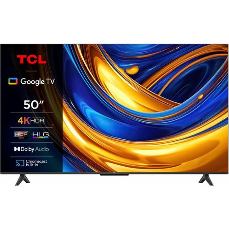 TCL Serie P61 Smart TV Ultra HD 4K 50 pollici 50P61B Dolby Audio Controlli vocali Google TV (1/5)