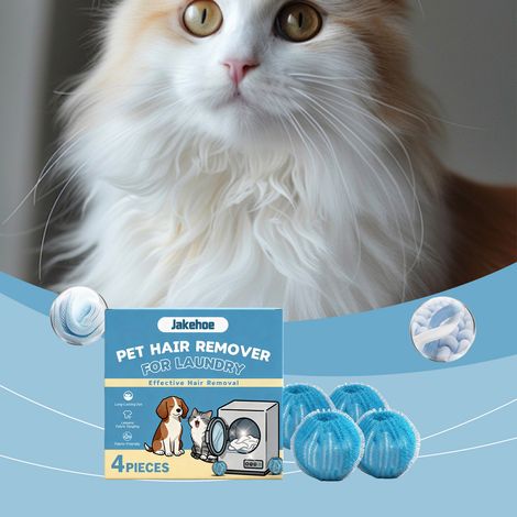 Brosse anti-poils d'animaux, outil de nettoyage ménager pour les poils d'animaux, entretien facile et pratique des vêtements -- 4 pièces (1/5)
