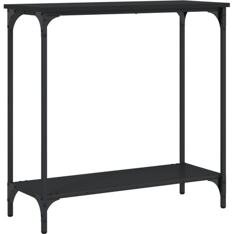 Konsolentisch Schwarz 75x30,5x75 cm Holzwerkstoff vidaXL (1/5)