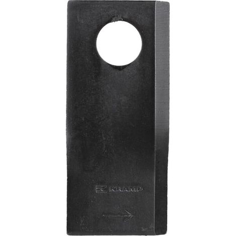 Linksliegendes Rotationsmähermesser 112 x 49 x 4 mm, Loch Ø 21 mm rund, passend für Pöttinger 434969KR (1/3)