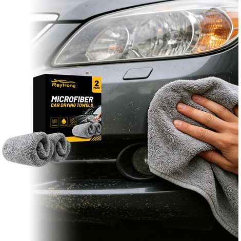 Autotrockentuch, Innenraum-Glasreinigungstuch, Mikrofaser, hoch saugfähig, hinterlässt keine Streifen -- 2er-Pack -- DE (1/5)
