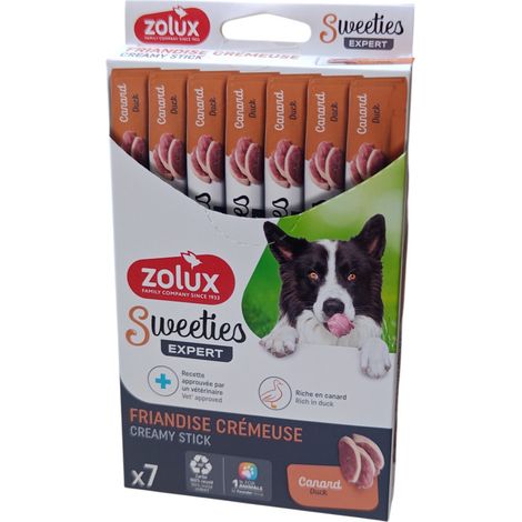 Sticks crème de Canard 7 x 14 g pour chien - zolux (1/2)