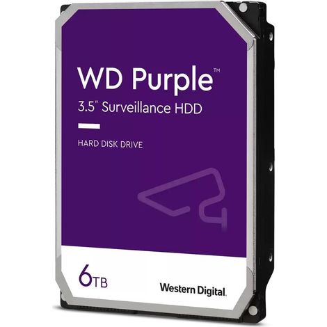 Disco duro Western Digital Purple de 6 TB SATA 6 Gb/s CE, WD63PURZ