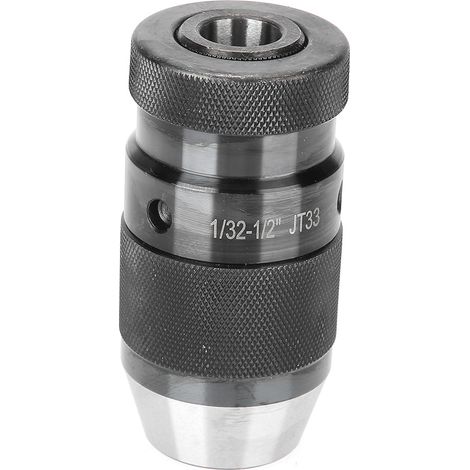 1/32-1/2" selbstspannendes Bohrfutter aus Kohlenstoffstahl für CNC-Drehmaschinen, JT33 Bohradapter (1/5)