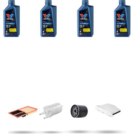 Kit tagliando 4 FILTRI e 4L OLIO compatibile con Seat Altea / Altea XL / Freetrack 1.4 16v 63kw dal 2006 (1/5)