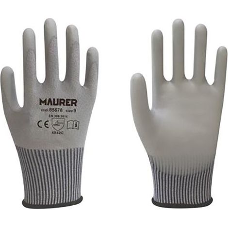 GUANTI LAVORO ANTITAGLIO "G-BARRIER" PU GRIGIO TG.11 MAURER CF.CAVALIERE