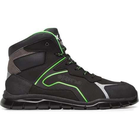 Exena XR99 Street S3 SRC Sicherheitshochschuhe - 44 EU -  Schwarz / Grün