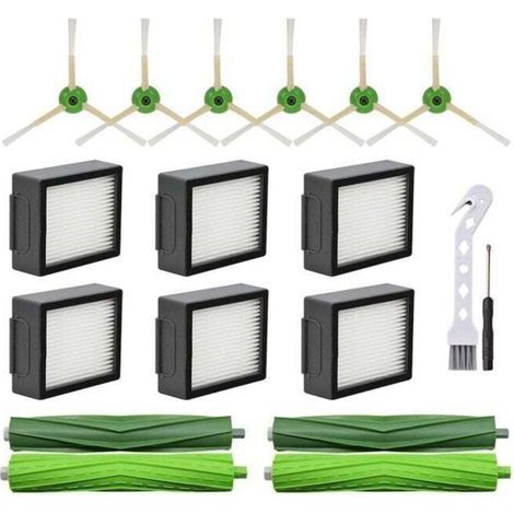 Ricambi per l'aspirapolvere robot iRobot Roomba I3 I4 I6 I7 I8 E5 E6 E7: spazzola laterale principale, filtro HEPA (1/4)