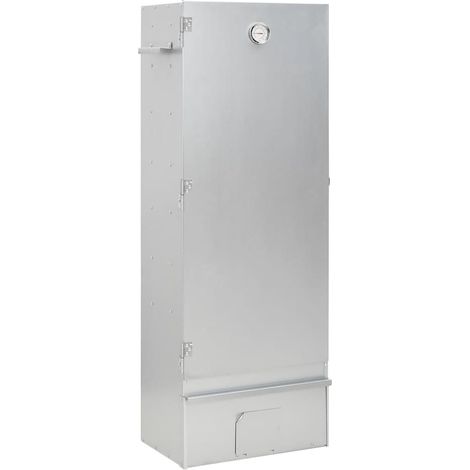 Horno ahumador de BBQ con generador humo frío acero galvanizado vidaXL