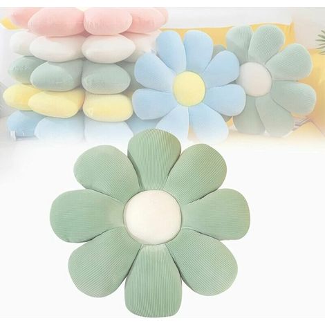 Joli coussin de fleurs, coussin en forme de fleur, oreiller en forme de marguerite, oreiller en peluche fleur, coussin de sol pour chaise, coussin de dossier pour chambre, maison, canapé, lect (1/5)